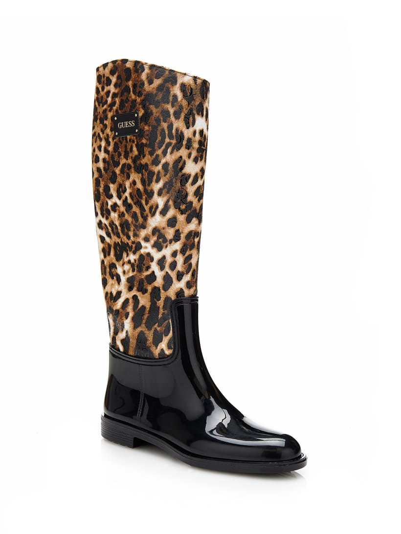 guess rubber boots