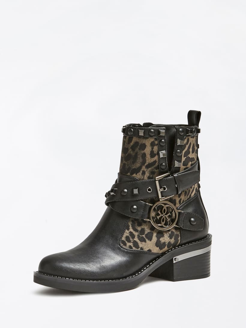 guess leopard boots