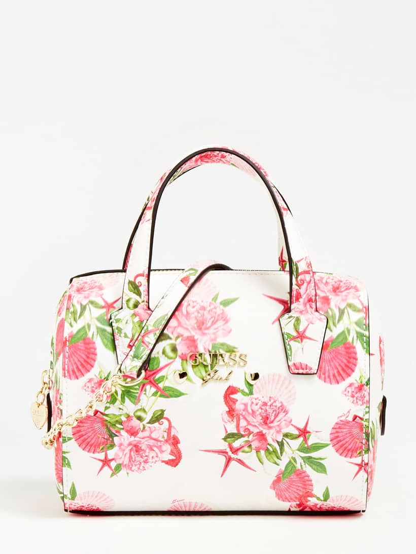 guess flower handbag