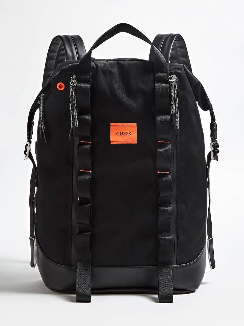guess logo backpack