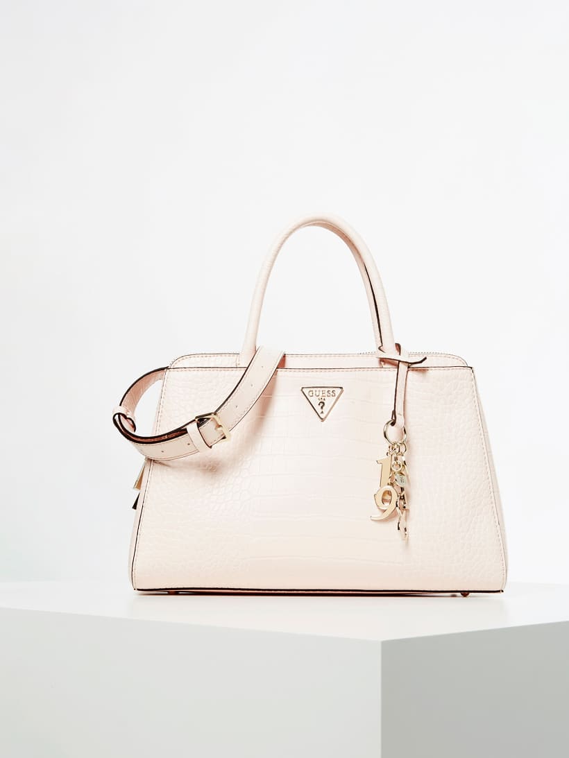 croc print handbag