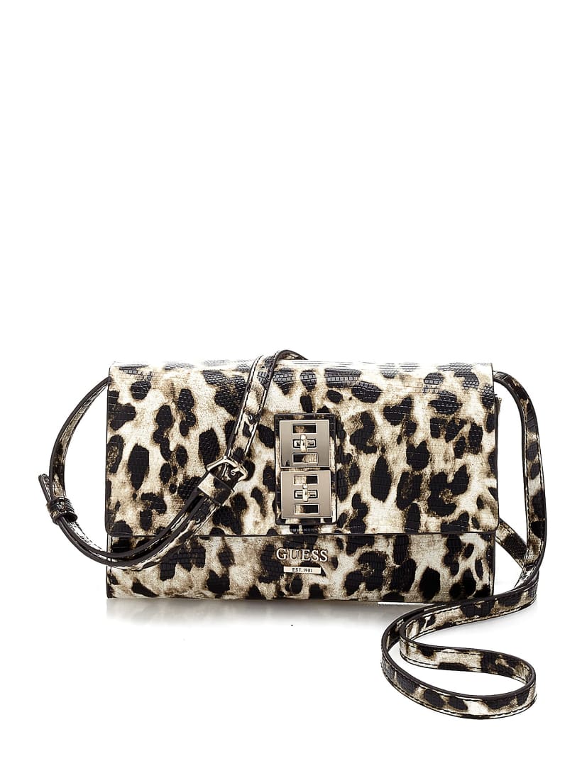 guess animal print bag