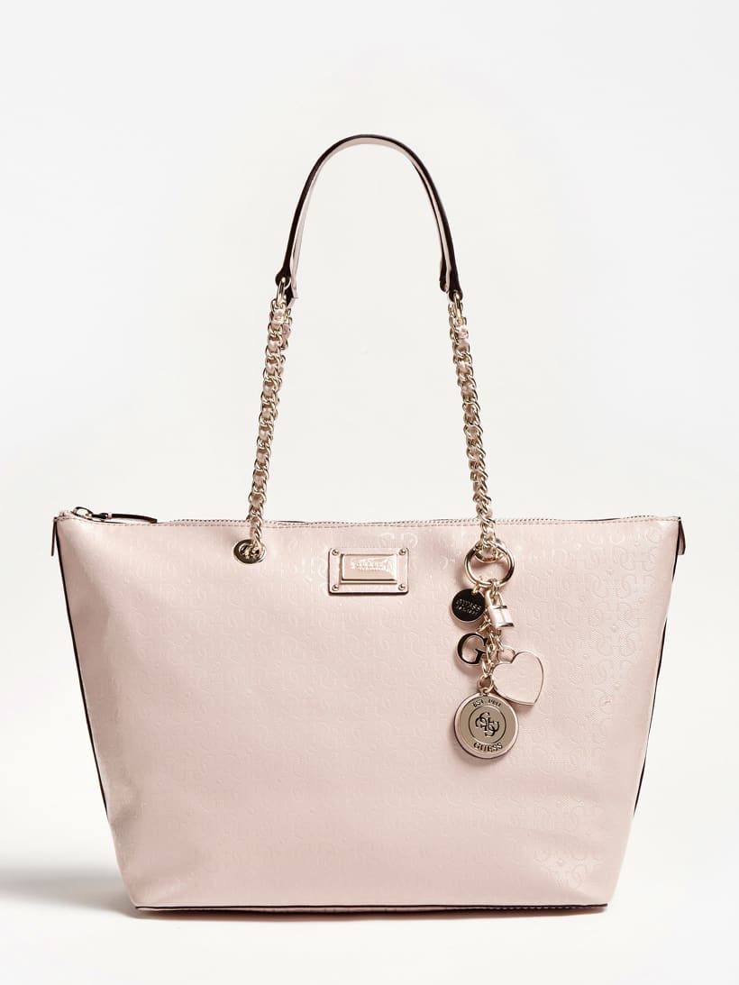 Shannon Logo Print Shoulder Bag Guess Eu