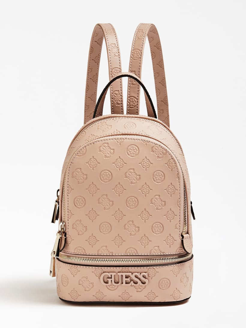 skye logo print backpack