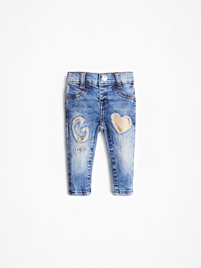 guess jeans glitter