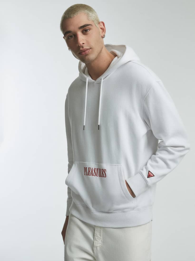guess hoodie grey