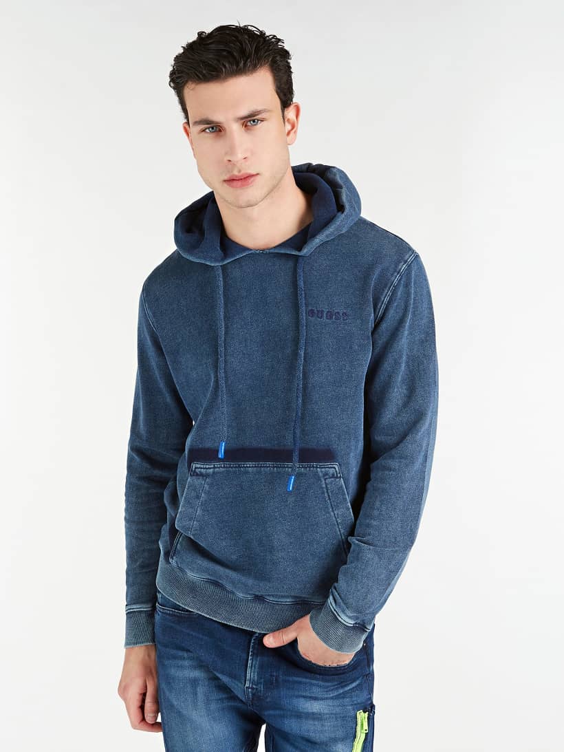 guess hoodie grey