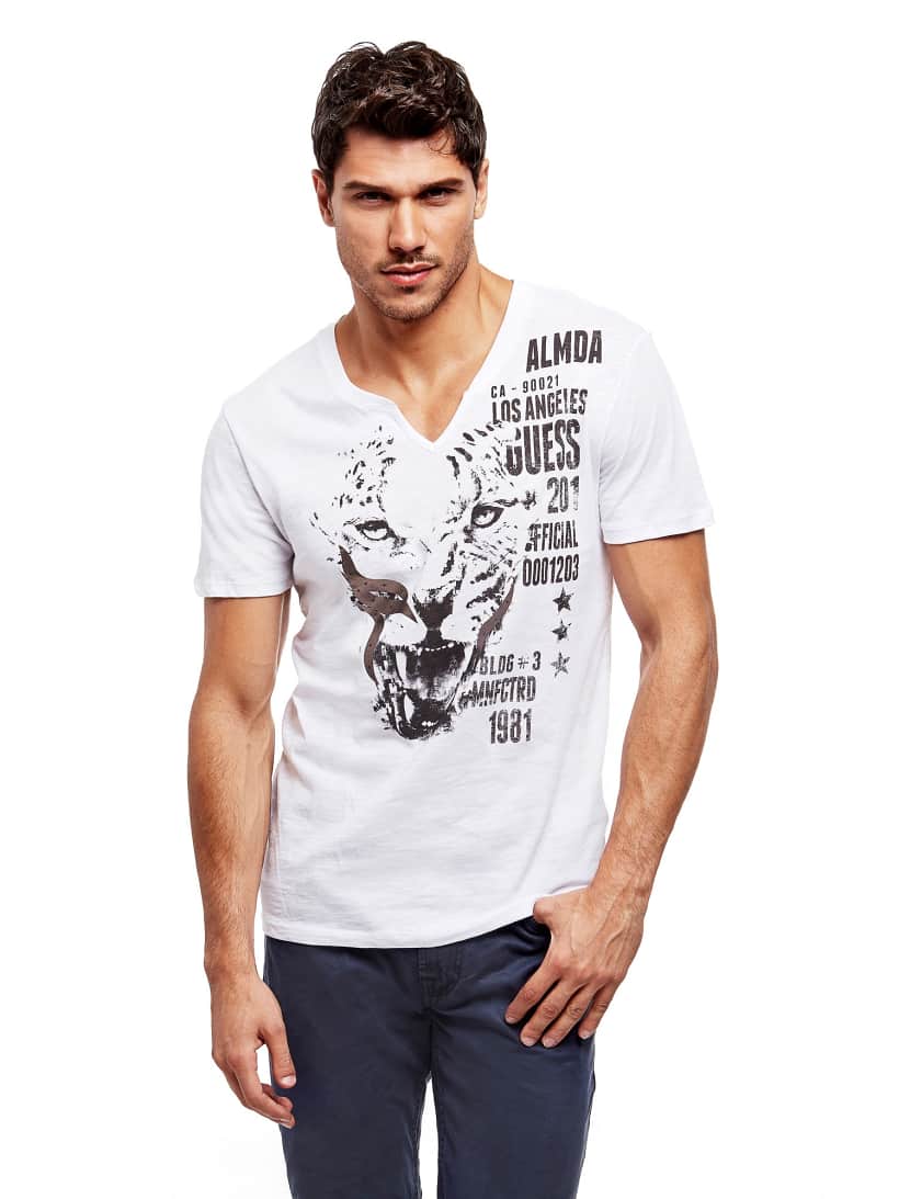guess tiger t shirt
