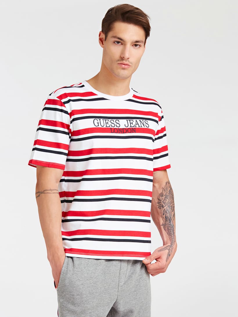 guess camiseta de rayas