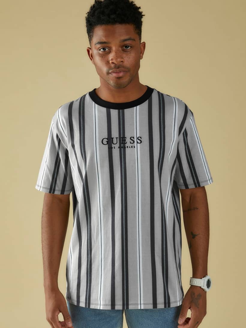 grey guess shirt