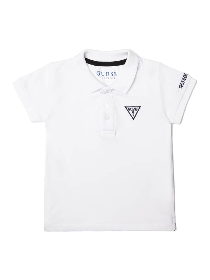 polo shirt and pencil skirt