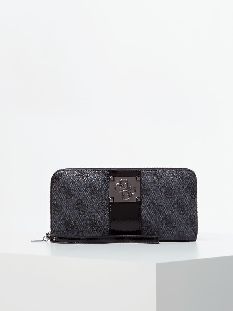 grey guess wallet