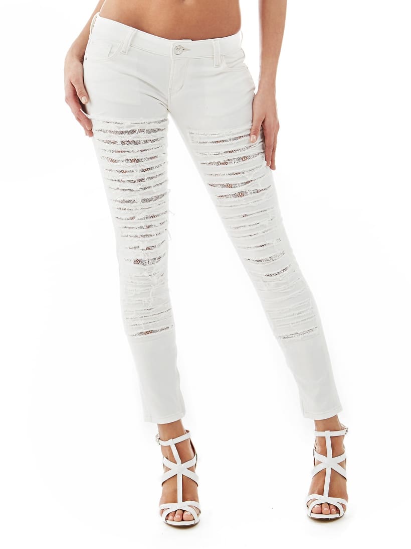 flare mid rise jeans