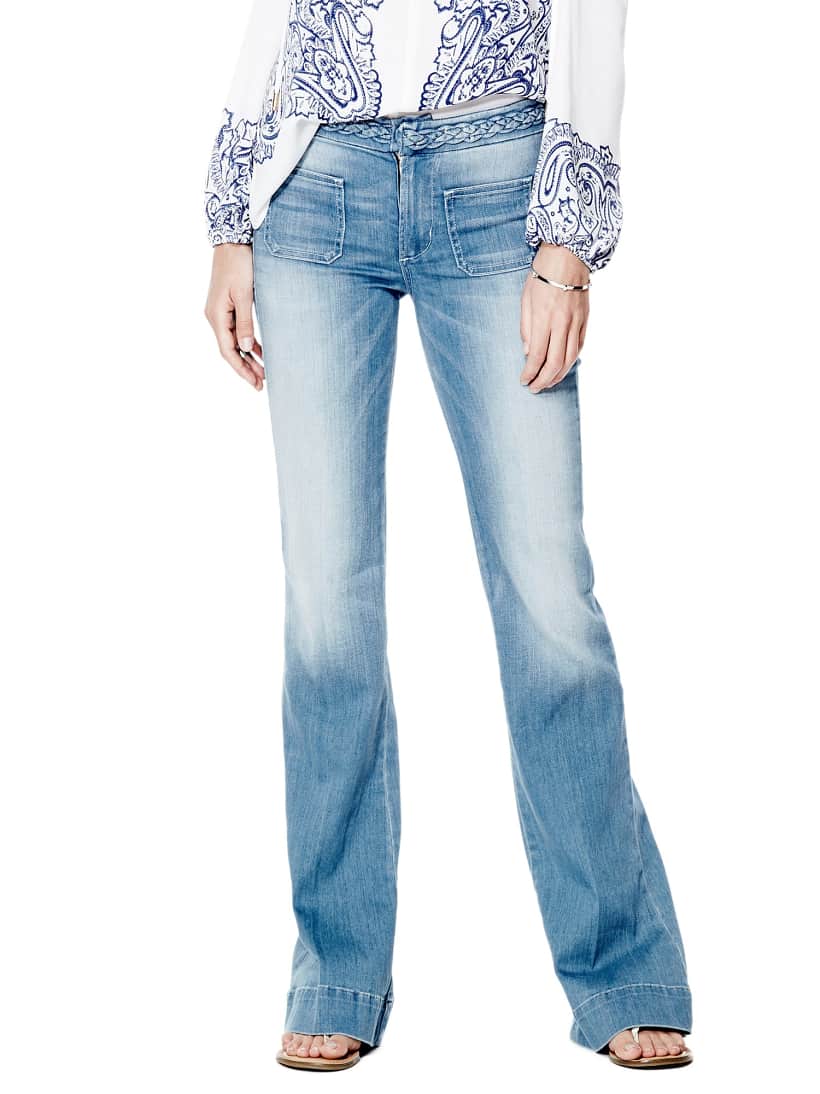 guess bell bottom jeans