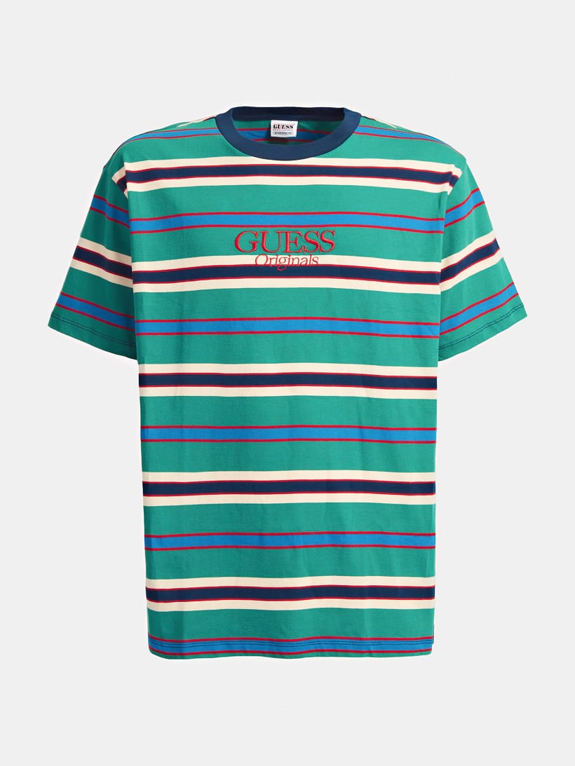 guess t shirt striped